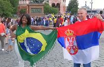 Russia 2018: i colori brasiliani invadono la Piazza Rossa