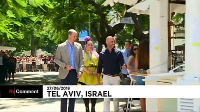 Le Prince William se ballade à Tel-Aviv
