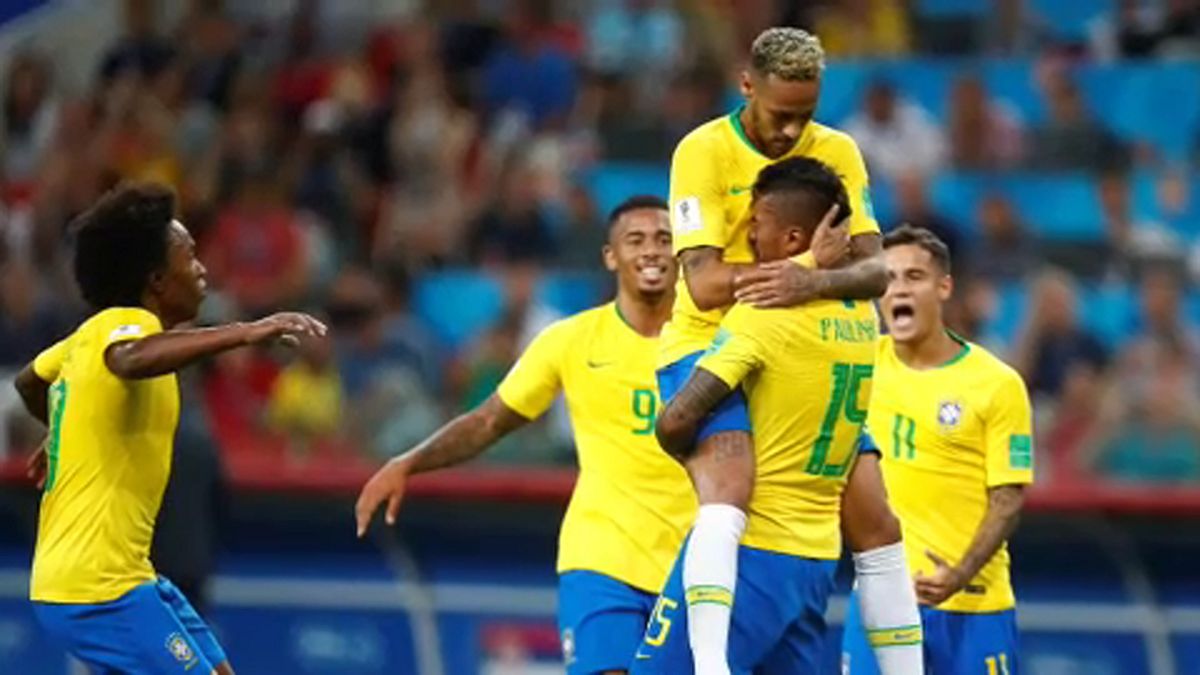 Futball-vb: brazil és svájci továbbjutás
