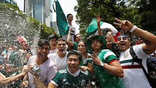 Watch: Mexican joy, German despair at the World Cup