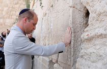 İngiltere Prensi William, Kudüs'te Ağlama Duvarı'nı ziyaret etti