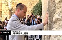 Принц Уильям посетил Стену Плача в Иерусалиме