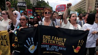 Imigração: manifestantes invadem edíficio do Senado em protesto