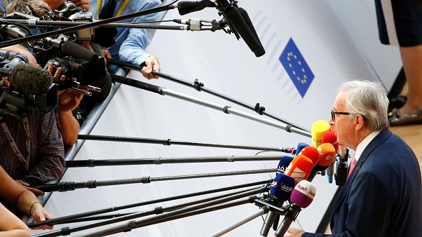 Juncker in Brüssel am 28.06.2018 Juncker in Brüssel am 28.06.2018