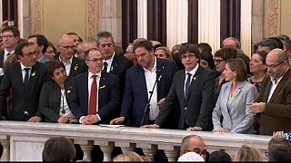 Dos millones de euros de fianza para 14 exmiembros del govern catalán