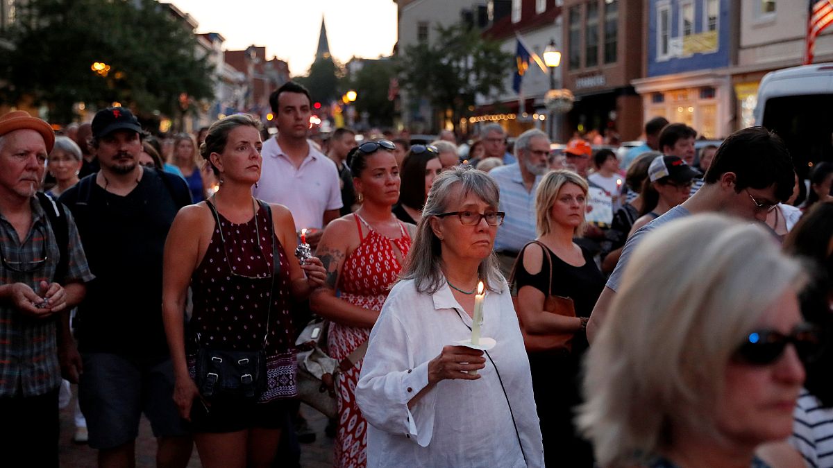 Gedenken an die 5 Todesopfer: Trauermarsch in Annapolis