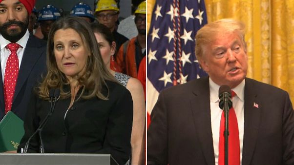 Canada strikes back at US steel and aluminium tariffs Canada strikes back at US steel and aluminium tariffs