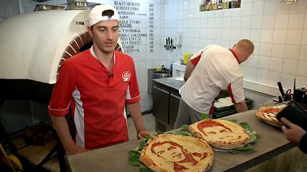 Russische Pizzakunst Russische Pizzakunst