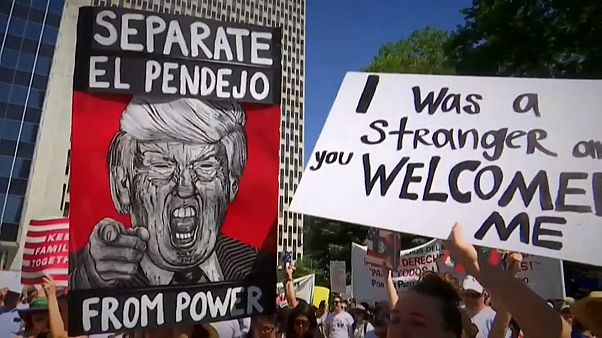 Protest gegen US-Einwanderungspolitik Protest gegen US-Einwanderungspolitik