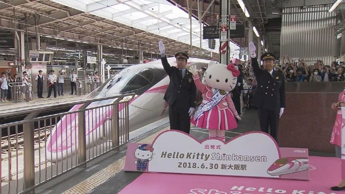По железной дороге с Hello Kitty