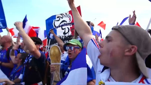 Euforia para una Francia fuerte que se enfrentará a Uruguay en cuartos de final Euforia para una Francia fuerte que se enfrentará a Uruguay en cuartos de final