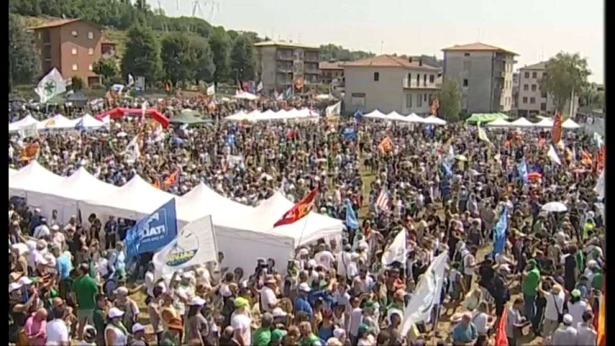 Pontida, Salvini: "europee saranno referendum contro Europa senza confini"