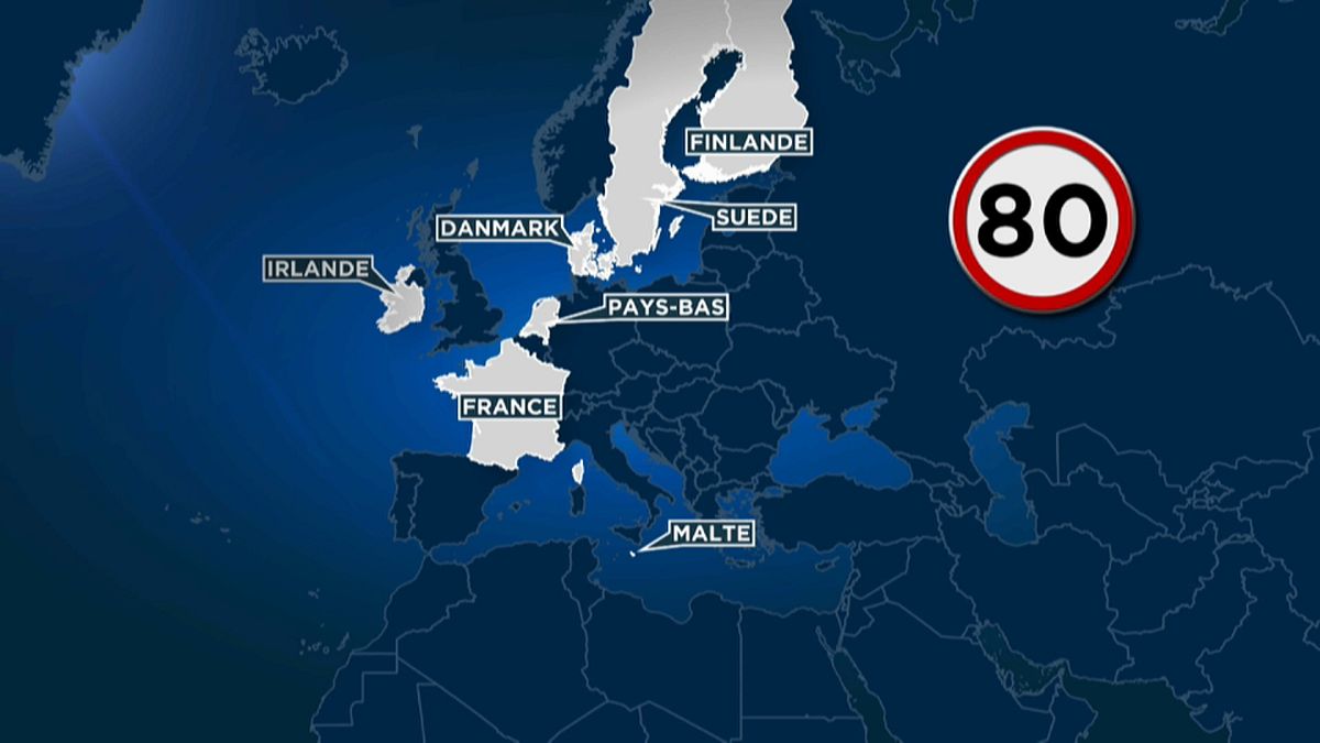 França reduz velocidade nas estradas 
