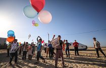 İsrail'den balonlu protestoya hava saldırısıyla müdahale