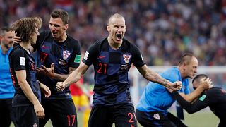 Elfmeterkrimi: Kroatien nach Sieg über Dänemark im WM-Viertelfinale