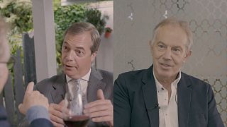 Nigel Farage e Tony Blair: Brexit ou "não ao Brexit", eis a questão? 