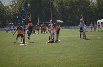 The USA win the Quidditch World Cup in Florence, Italy,