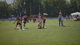The USA win the Quidditch World Cup in Florence, Italy,