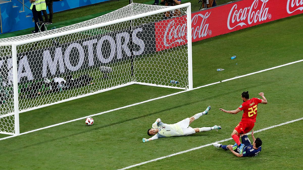 Bélgica derrota a Japón (3-2) con un gol en el descuento