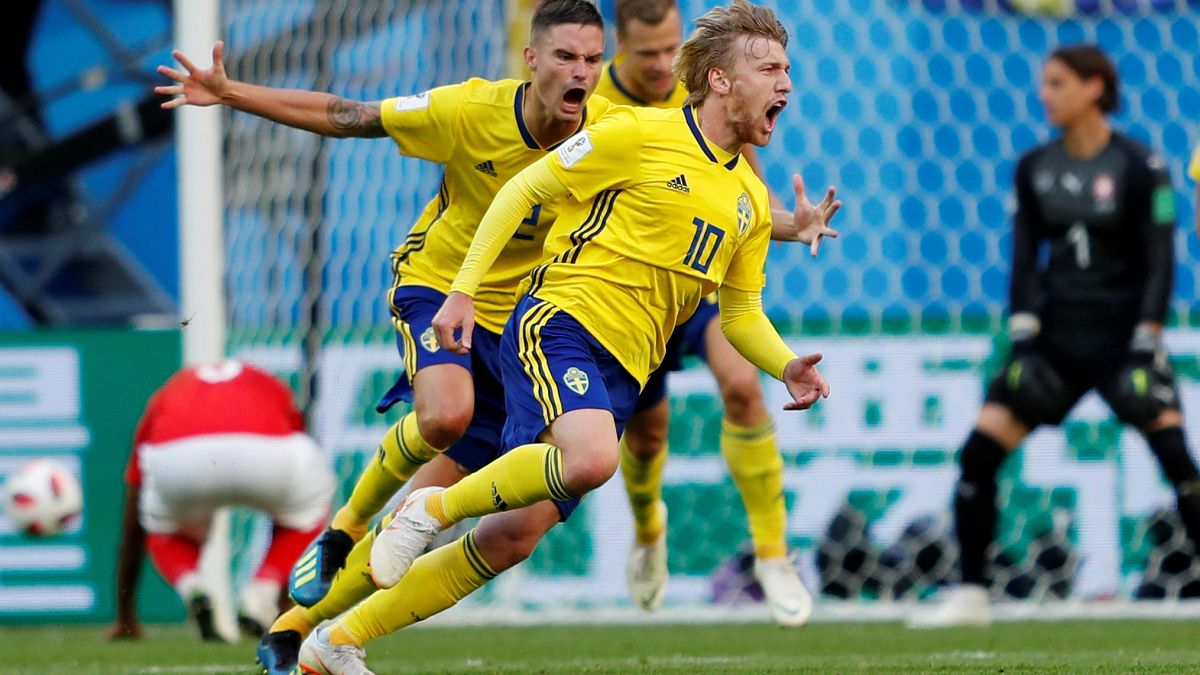 كأس العالم 2018: المنتخب السويدي يوقع الهدف الأول أمام سويسرا