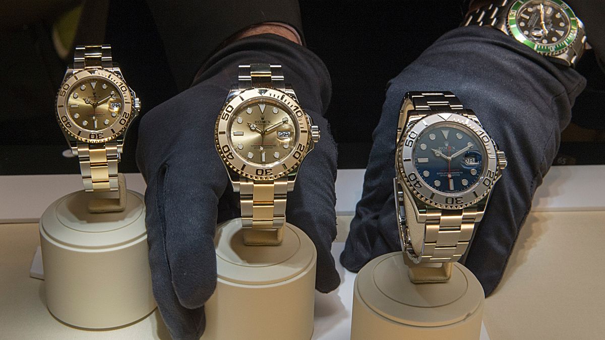 Dünyanın en ünlü lüks saat üreticilerinden Rolex'in bir modeli.