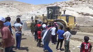 Протесты из-за сноса поселения бедуинов