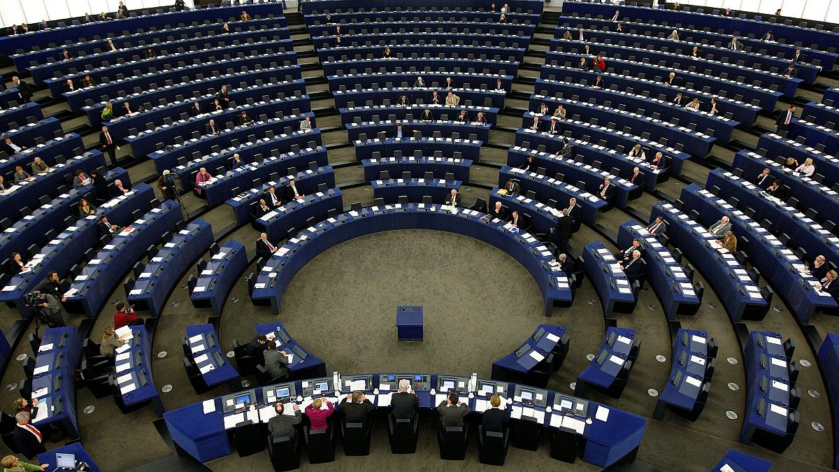 Members of the European Parliament attend a plenary session in Strasbourg