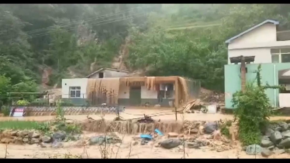 Наводнения и оползни в Китае