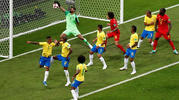 Belgium is elődöntős, 2-1-re verte Brazíliát Belgium is elődöntős, 2-1-re verte Brazíliát