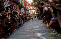 شاهد: مثليون يشاركون في سباق "الكعب العالي" في مدريد