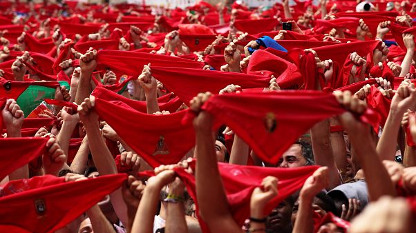 Sanfermines na rua. Começaram os dias de desassossego em Pamplona Sanfermines na rua. Começaram os dias de desassossego em Pamplona