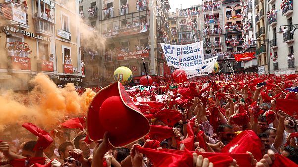 Megkezdődött San Fermin ünnepe Megkezdődött San Fermin ünnepe