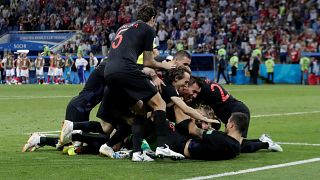 Rusya'yı eleyen Hırvatistan 20 sene sonra Dünya Kupası yarı finalinde