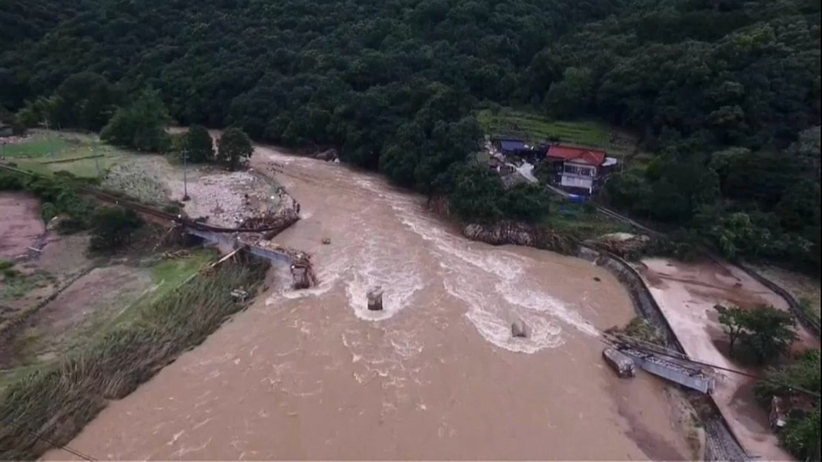 Rescue operations continue in western Japan after severe flooding  