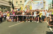 London mayor Sadiq Khan opens Pride parade