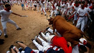 At least three people hurt in Pamplona bull run