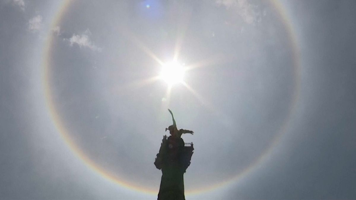 Un halo solaire à Mexico