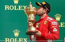 Büyük Britanya Grand Prix'inde zafer Vettel'in