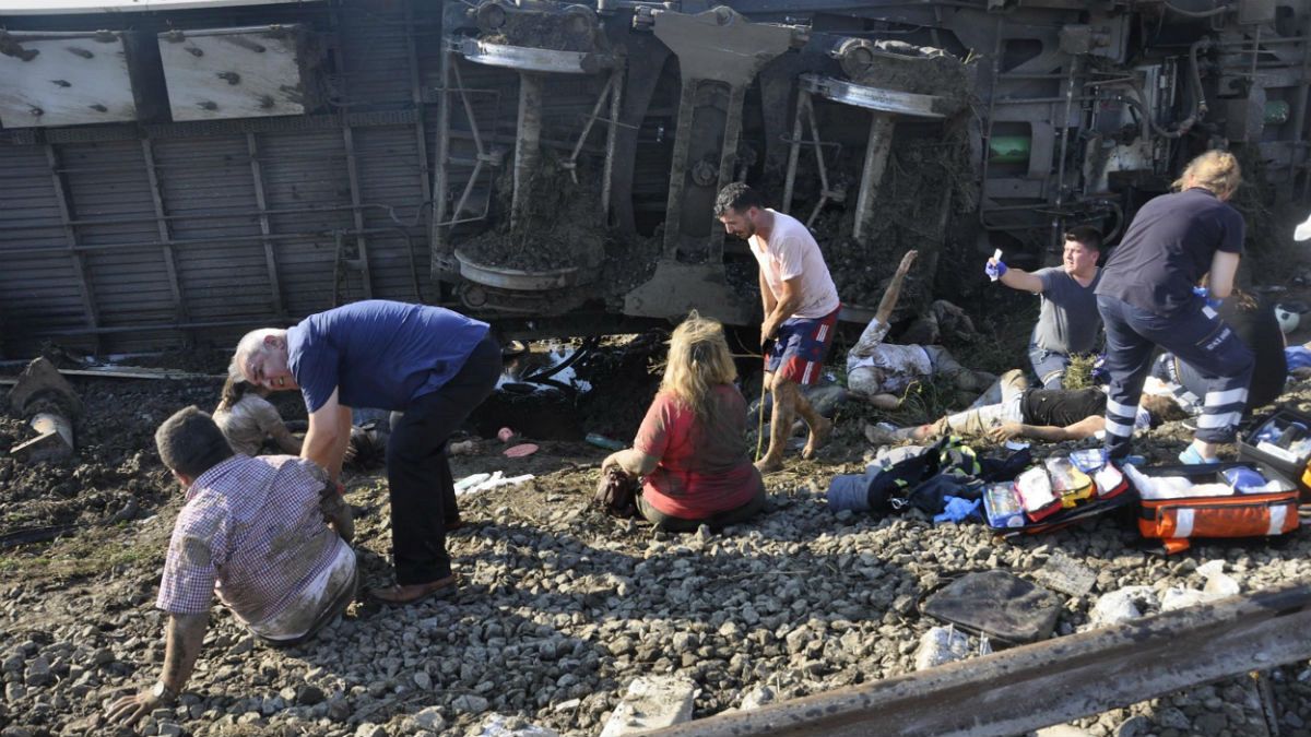 سانحه مرگبار قطار در تکیرداغ ترکیه