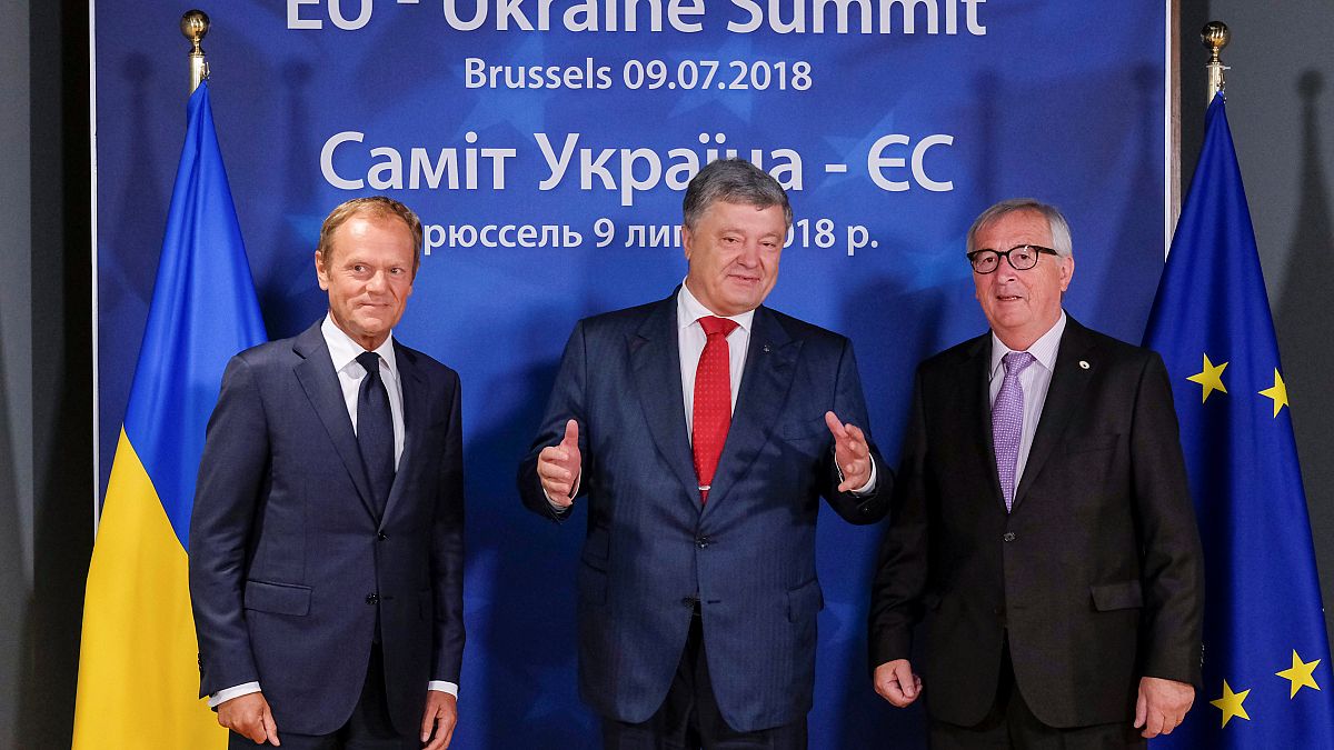 Cimeira UE-Ucrânia: Poroshenko critica gasoduto russo