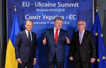 Cimeira UE-Ucrânia: Poroshenko critica gasoduto russo
