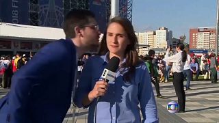 شاهد: صحفيات برازيليات يطلقن حملة ضد التحرش بعد تعرضهن لمضايقات خلال مونديال روسيا