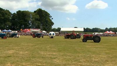 Thousands descend on Scotland for tractor footy