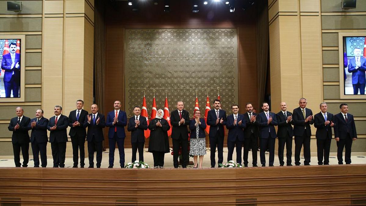 Recep Tayyip Erdoğan, yeni kabine, 2018 