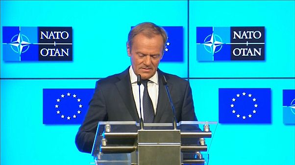 Tusk "adverte" Trump por negligenciar aliados europeus Tusk "adverte" Trump por negligenciar aliados europeus