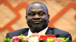 ريك مشار النائب السابق لرئيس جنوب السودان في الخرطوم يوم 27 يونيو حزيران 20