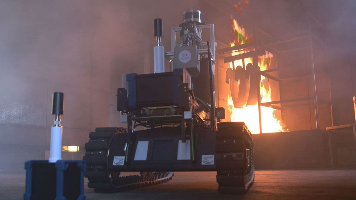 Des robots alliés du futur pour les pompiers
