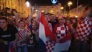 Englands  Leid, Kroatiens Freude nach dem Finaleinzug