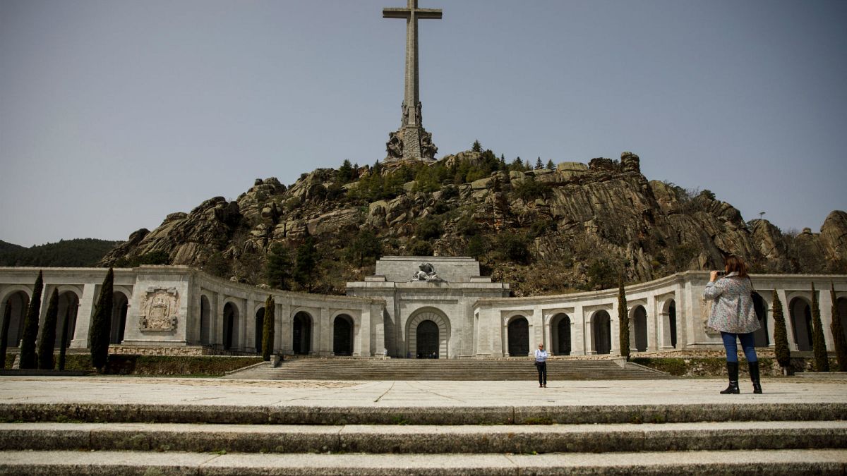 The Valley of the Fallen mausoleum holding the remains of civil war dead