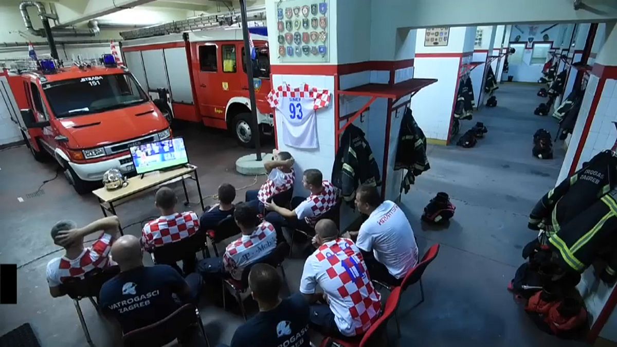 "Жаркий матч" для хорватских пожарных